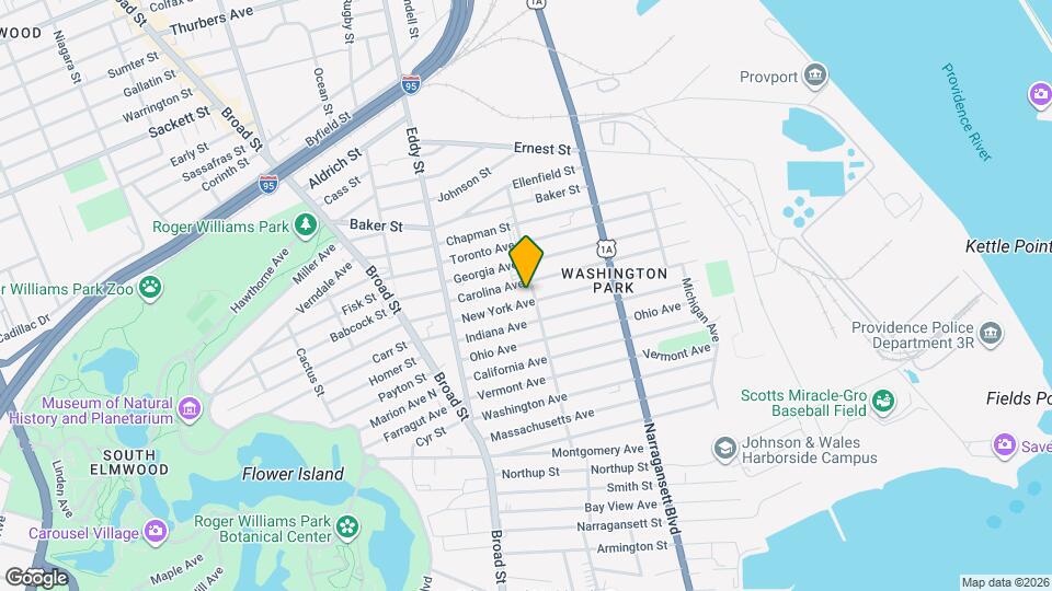 319 New York Ave, Unit 2 Map and Location Details