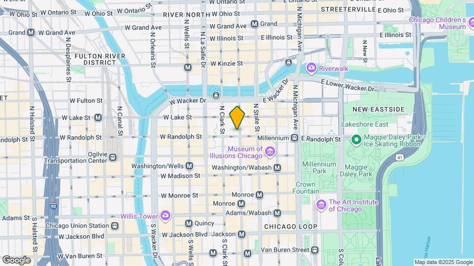 150 N Dearborn St, Unit 107 Map and Location Details
