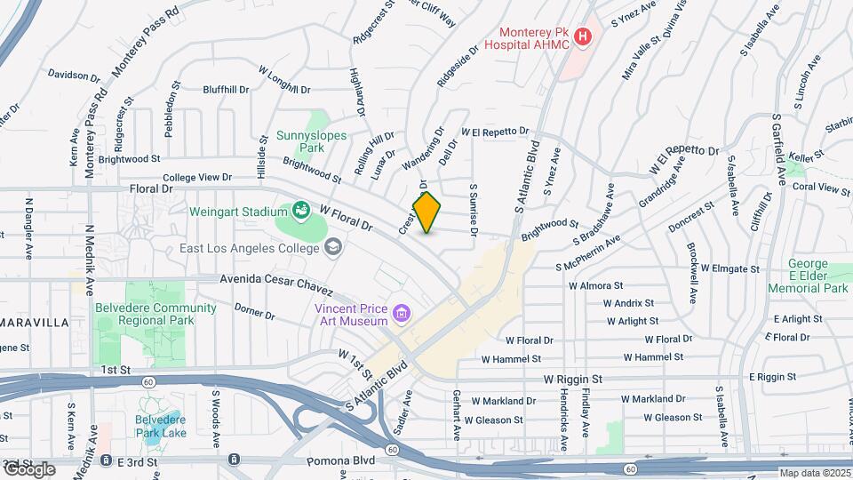 1129 College View Dr Map and Location Details