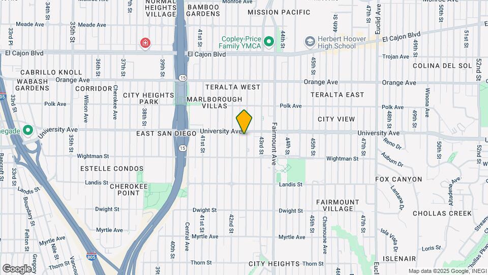 3878 Van Dyke Ave Map and Location Details