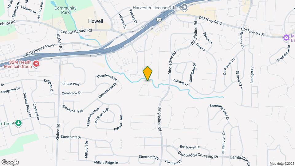 1359 Pine Bluff Dr Map and Location Details
