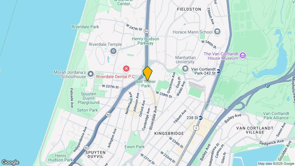 Fieldston Garden Apartments Map and Location Details