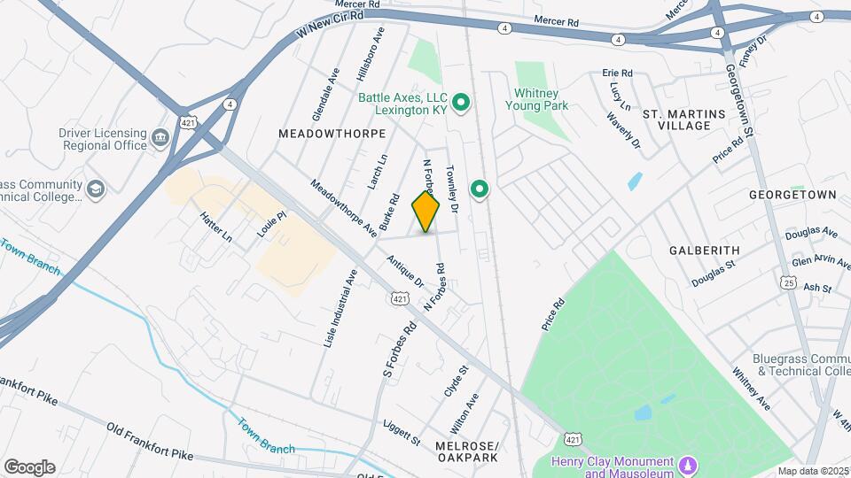 1462 Meadowthorpe Ave Map and Location Details