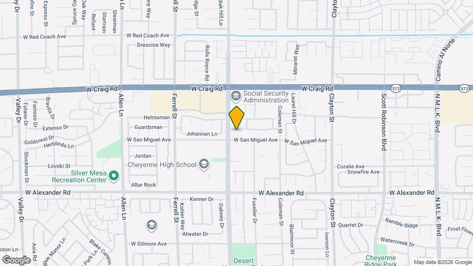 2805 Alma Lidia Ave Map and Location Details