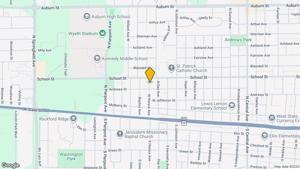 437 N Horace Ave Map and Location Details