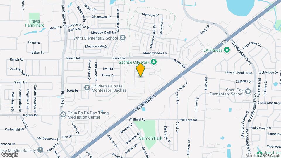 4121 Bullwhip Creek Ln Map and Location Details