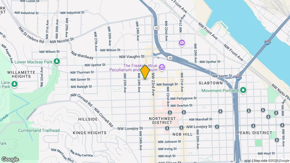 2335 NW Raleigh St Map and Location Details