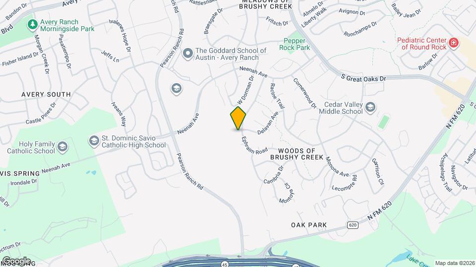 8609 Ephraim Road Map and Location Details