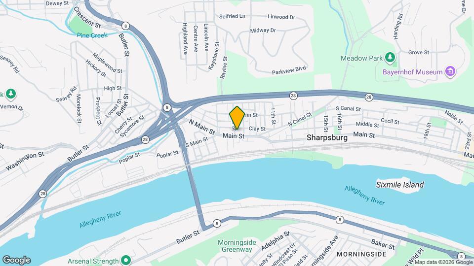 800 Main St Map and Location Details