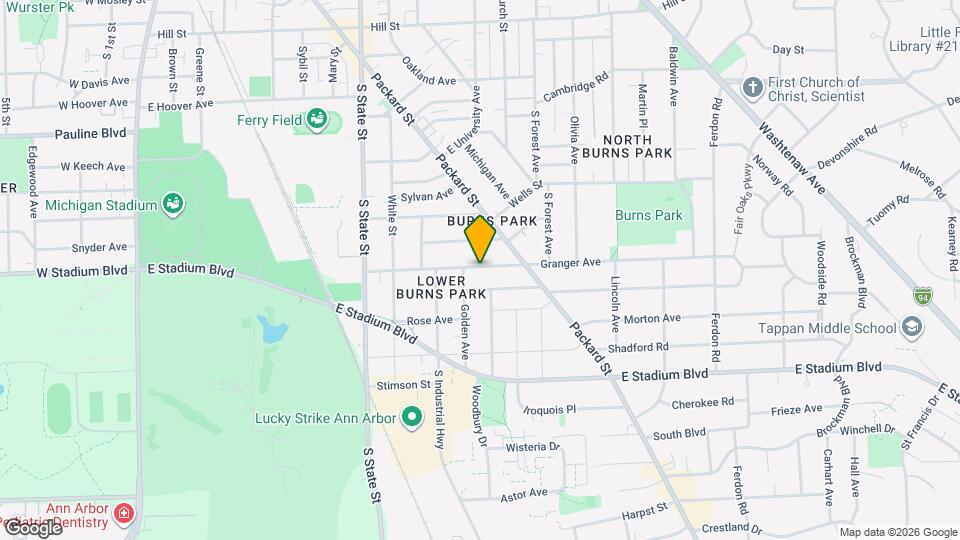 1110 Granger Ave Mapa y Detalles de la Ubicación