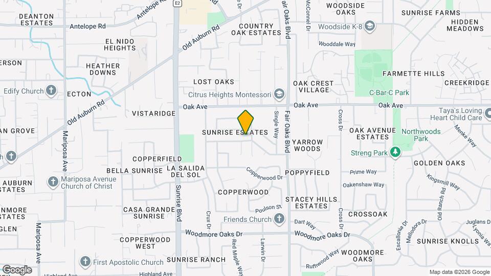 8017 San Cosme Dr Map and Location Details