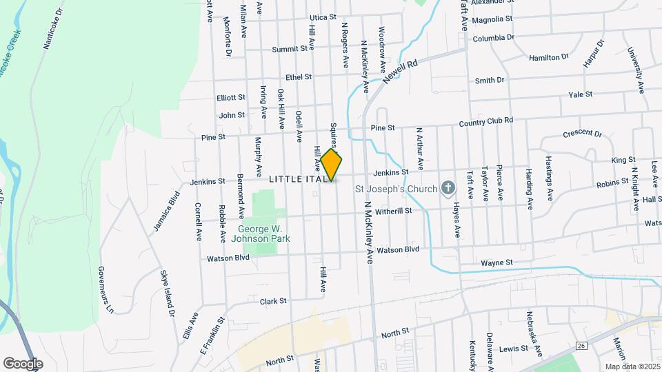 223 Squires Ave Map and Location Details