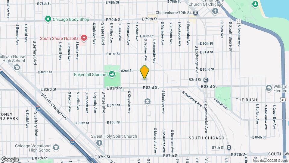 8238 S Saginaw Ave Map and Location Details