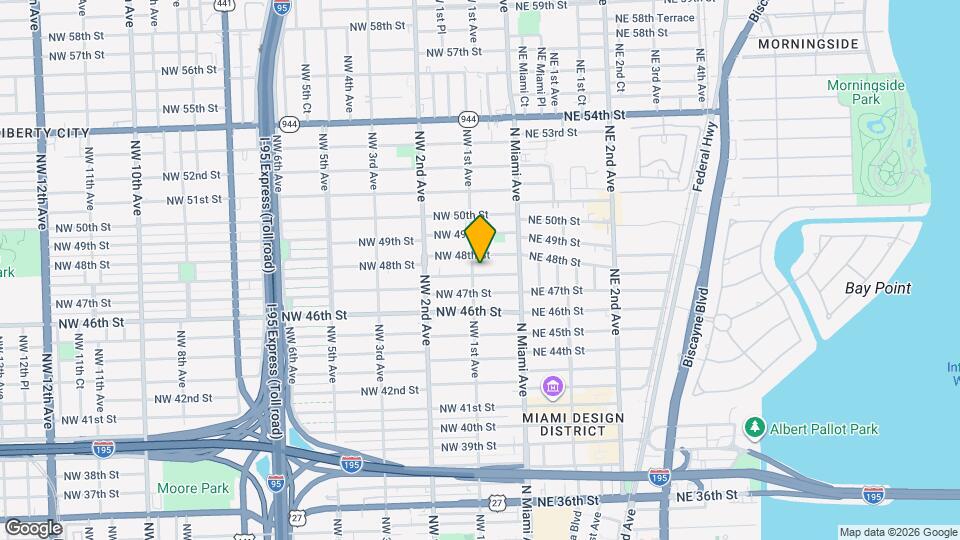 85 NW 47th Terrace Map and Location Details