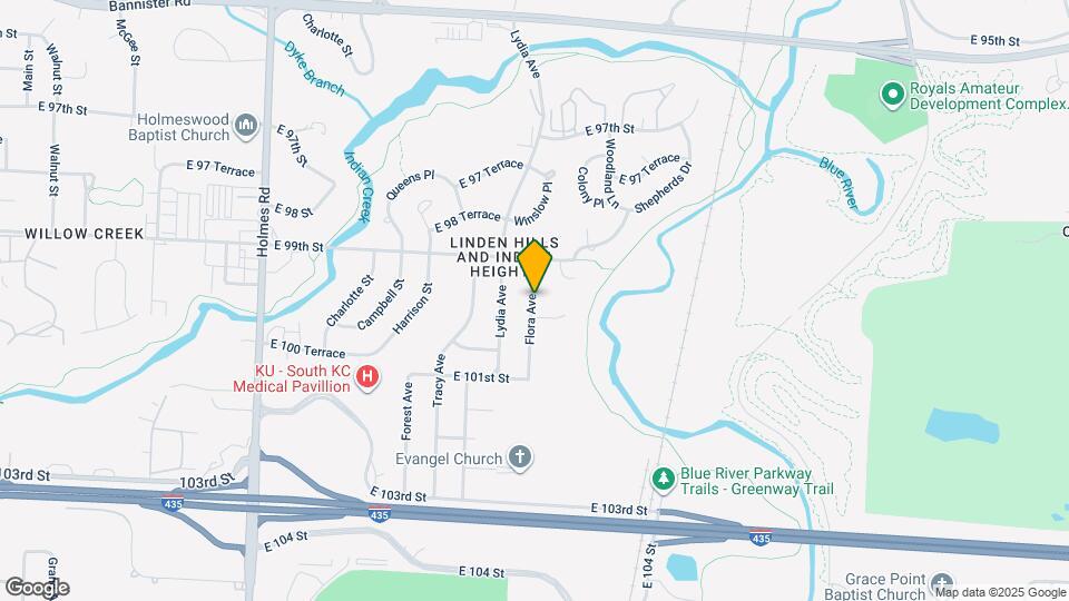 9917 Flora Ave Map and Location Details