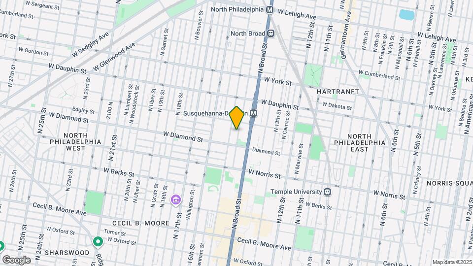 2136 N Carlisle St Map and Location Details