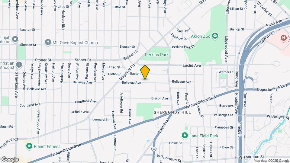 785 Bellevue Ave Map and Location Details