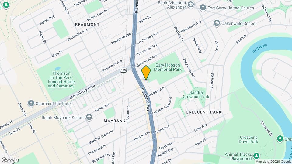 1350 Pembina Hwy Map and Location Details