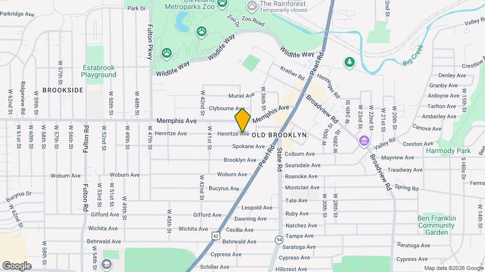 3803 Henritze Ave Map and Location Details