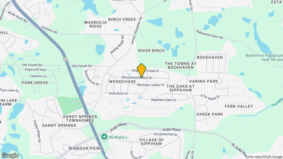 430 Woodchase Green Dr Map and Location Details