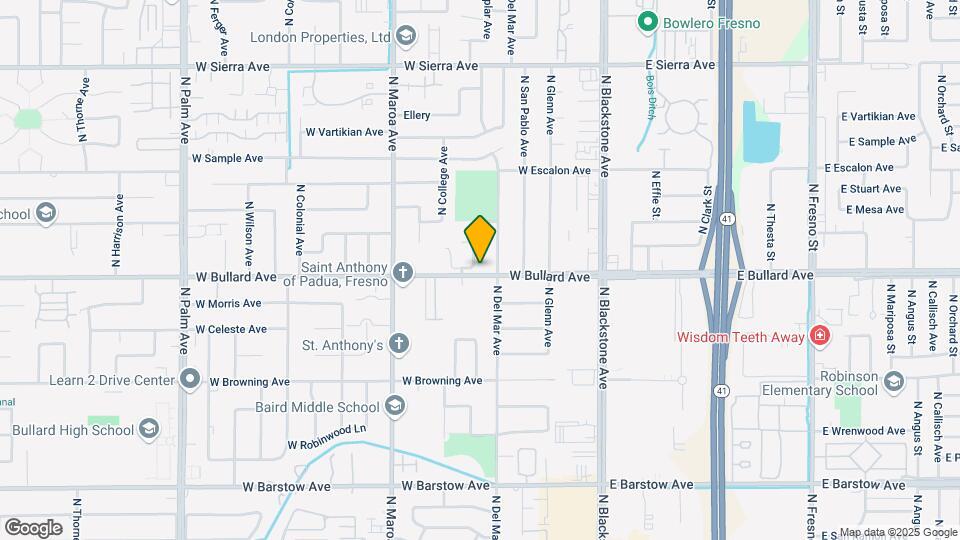 6020 N Poplar Ave Mapa y Detalles de la Ubicación