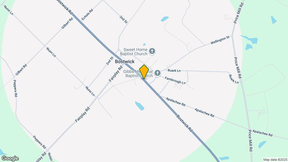 5810 Bostwick Rd Map and Location Details