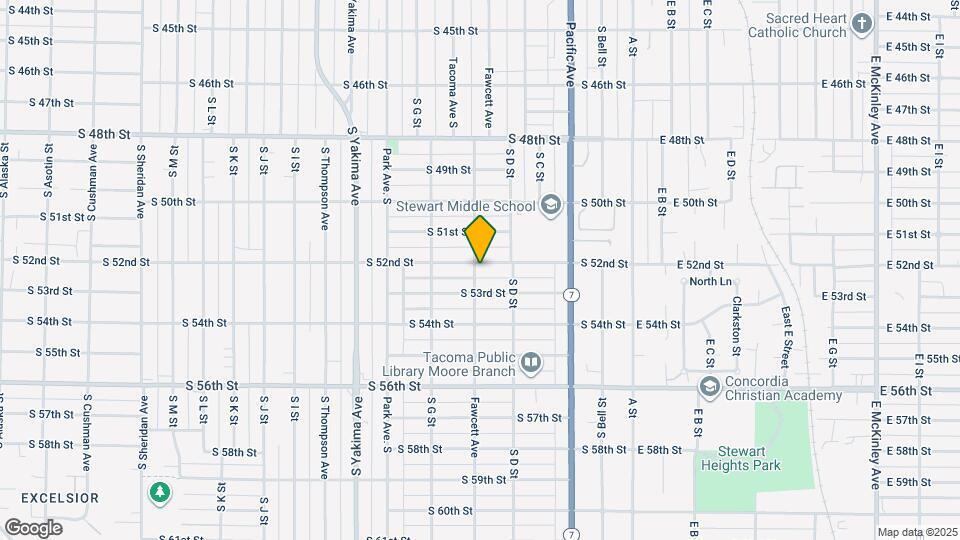 430 S 52nd St, Unit B Mapa y Detalles de la Ubicación