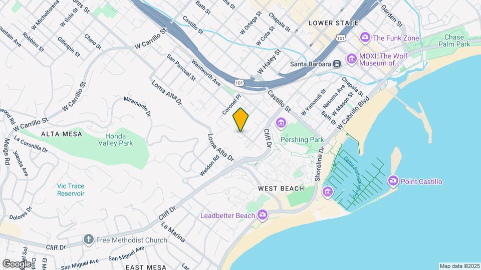 325 Ladera St Map and Location Details
