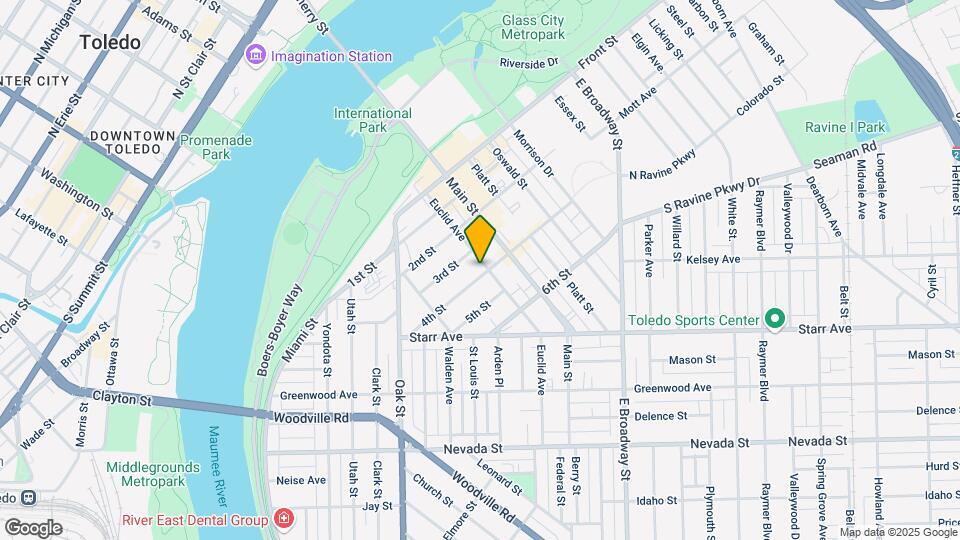 322 Euclid Ave-Unit -322 Euclid Apt B Map and Location Details
