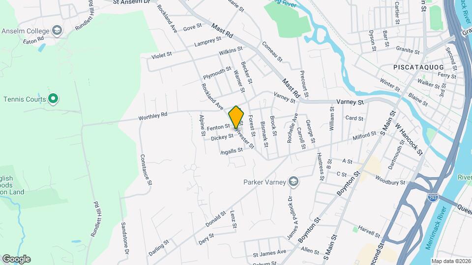 154 Sylvester St Map and Location Details