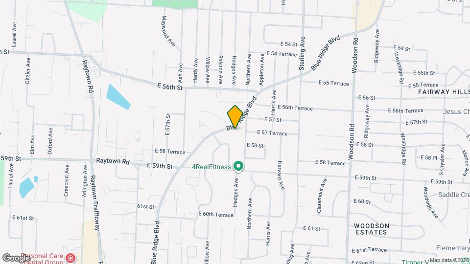 5725 Blue Ridge Blvd Map and Location Details