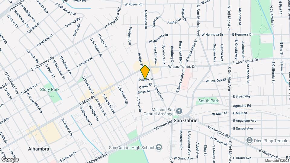 832 W Padilla St Map and Location Details
