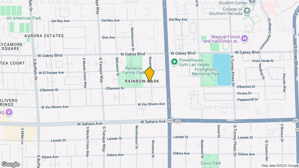 2121 Rosanna St Map and Location Details