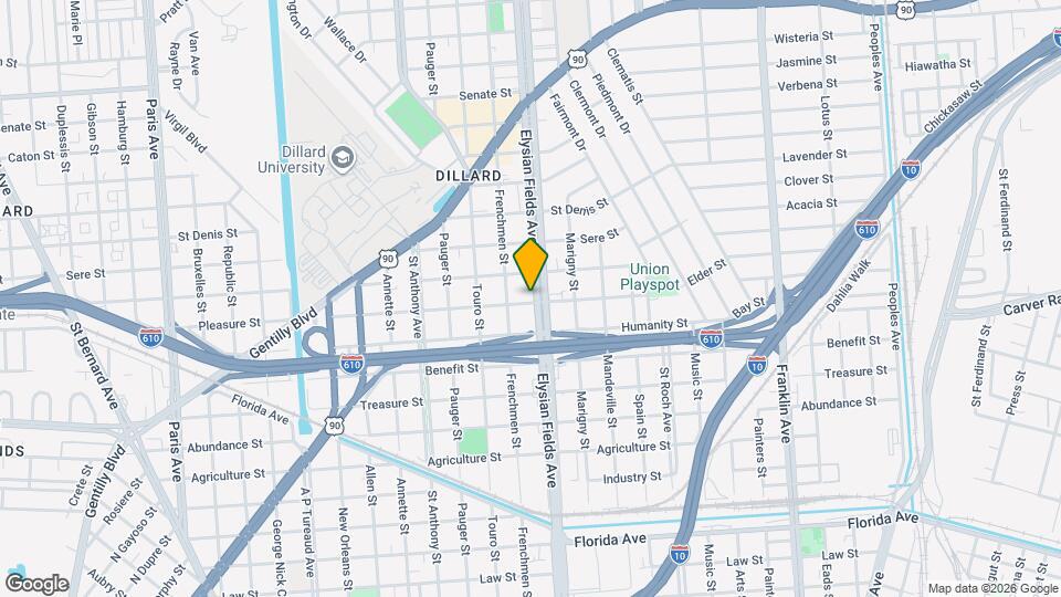 3400 Elysian Fields Ave Map and Location Details
