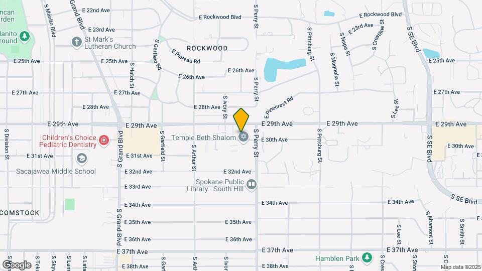 1307 E 30th Ave Map and Location Details