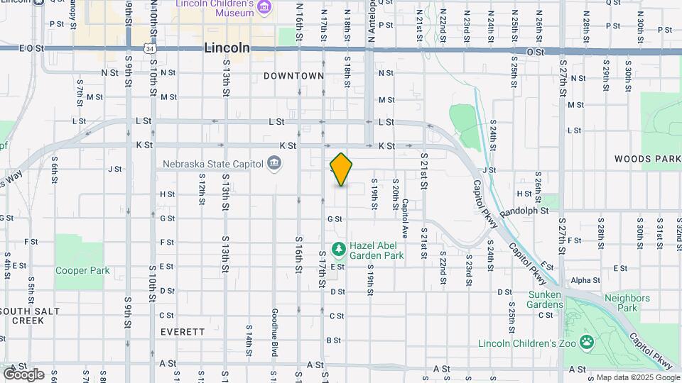 649 S 18th St Map and Location Details
