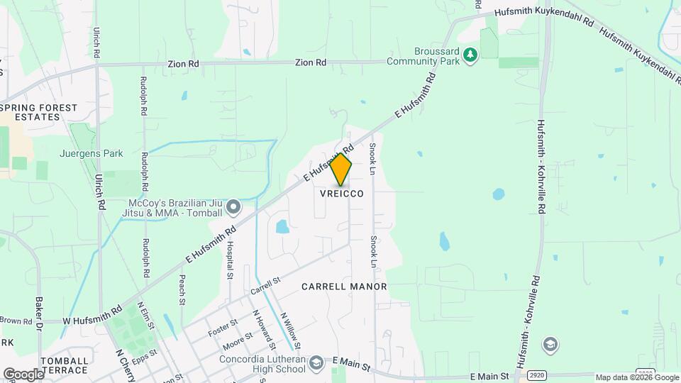 1189 Lovett St Mapa y Detalles de la Ubicación