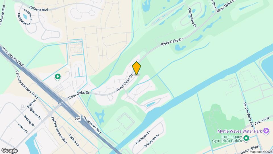 636 River Oaks Dr Map and Location Details