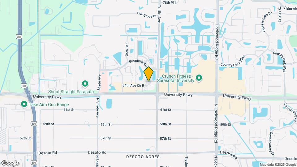 8377 38th St Cir E Map and Location Details