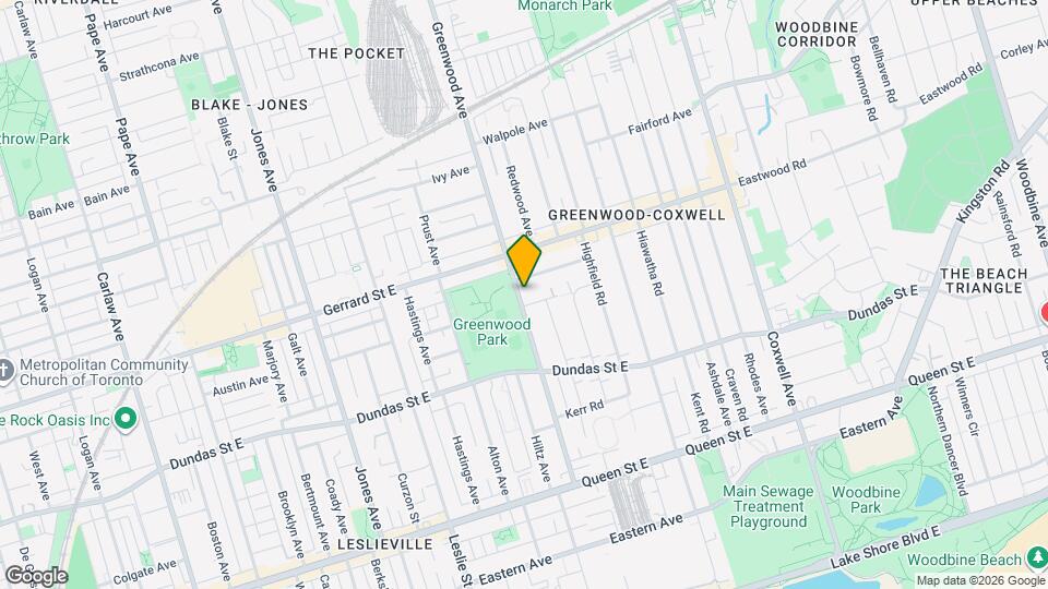 215 Greenwood Av Map and Location Details