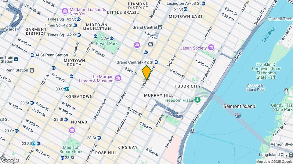 329 Lexington Ave Mapa y Detalles de la Ubicación