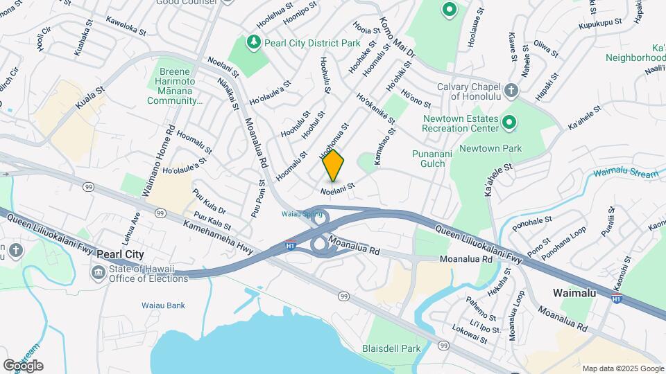 98939 Noelani St, Unit Pearl City Map and Location Details