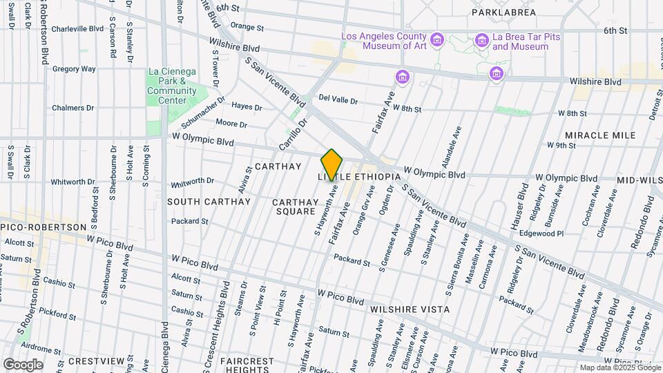 1049 S Hayworth Ave Map and Location Details