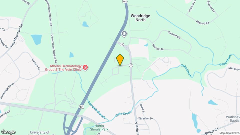 1001 Moreland Dr Map and Location Details