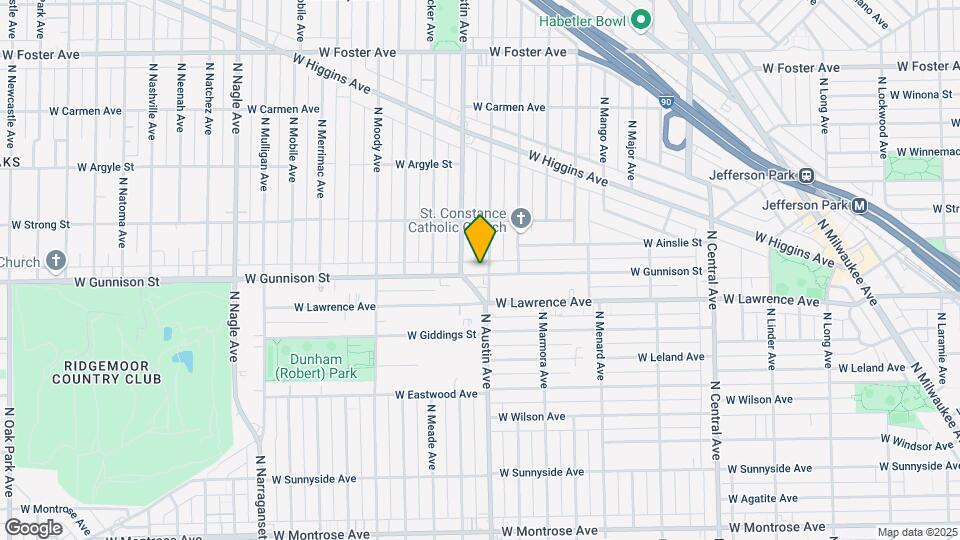 5940 W Gunnison St Map and Location Details