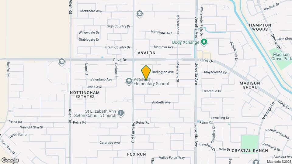 11903 Cherry Valley Ave Map and Location Details