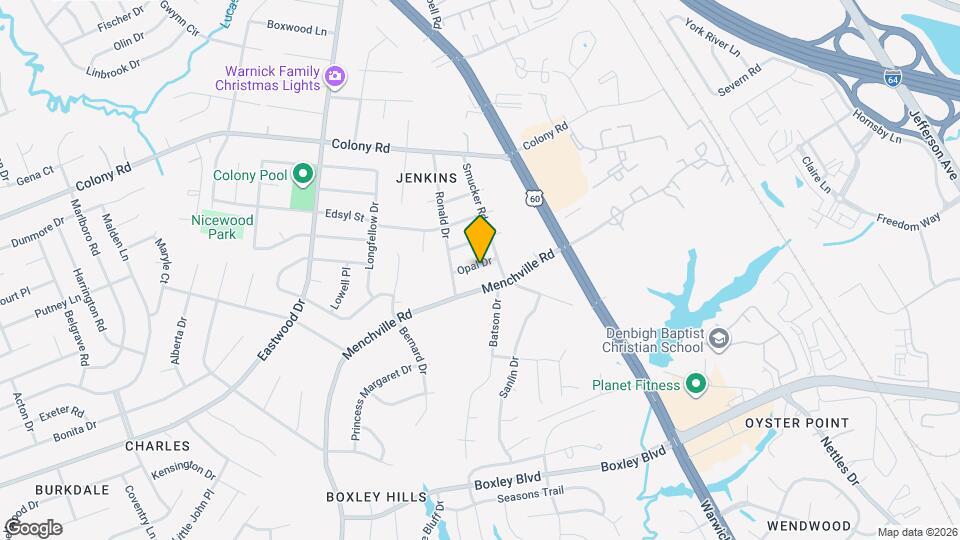 107 Opal Dr Map and Location Details