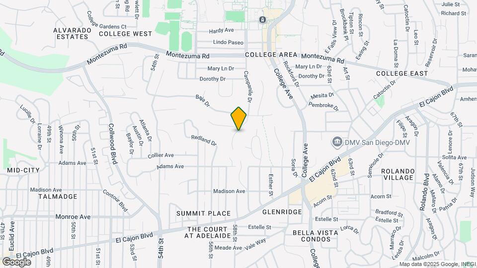 4839 Campanile Dr Map and Location Details