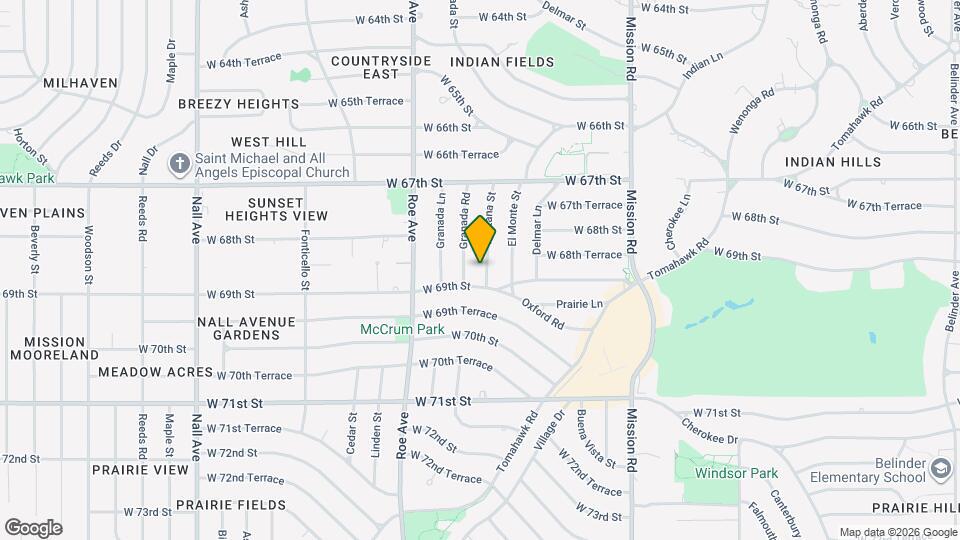 6832 Fontana St Map and Location Details