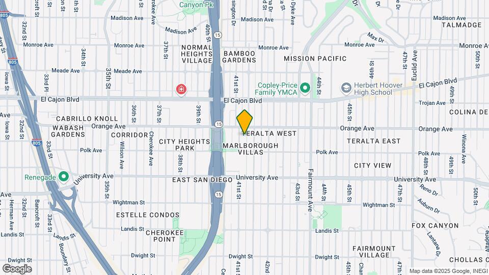 4157 41st St Map and Location Details
